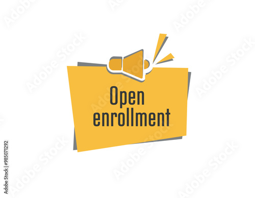 open enrollment	