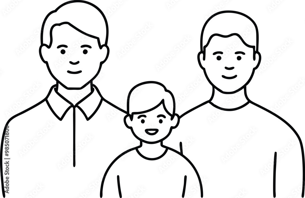 Loving Moments Child with Parents Vector Illustration for Young Artists
Loving Moments Child with Parents Vector Illustration for Young Artists