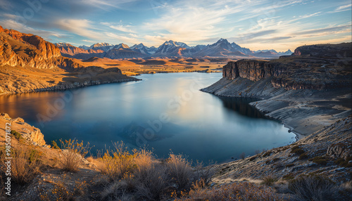 Lake Mead, Lake Mohave at Lake Mead National Recreation Area, Bullhead Nevada, Lake in a Desert