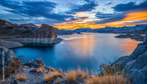 Lake Mead, Lake Mohave at Lake Mead National Recreation Area, Bullhead Nevada, Lake in a Desert