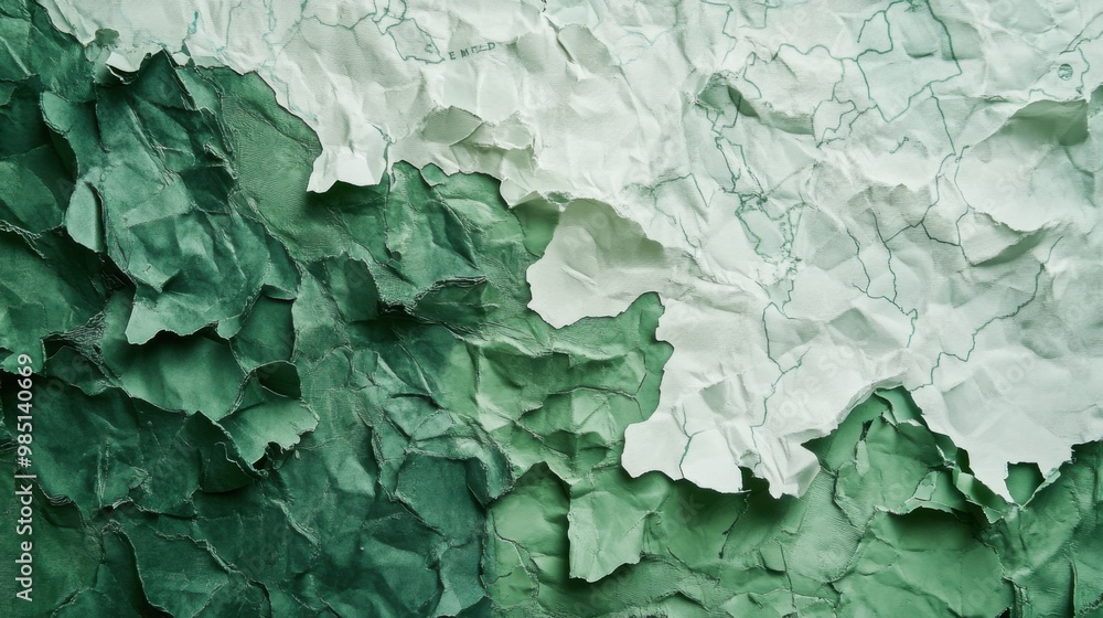 The concept of Gerrymandering Prevention in forest green and white colors The concept of Gerrymandering Prevention in forest green and white colors