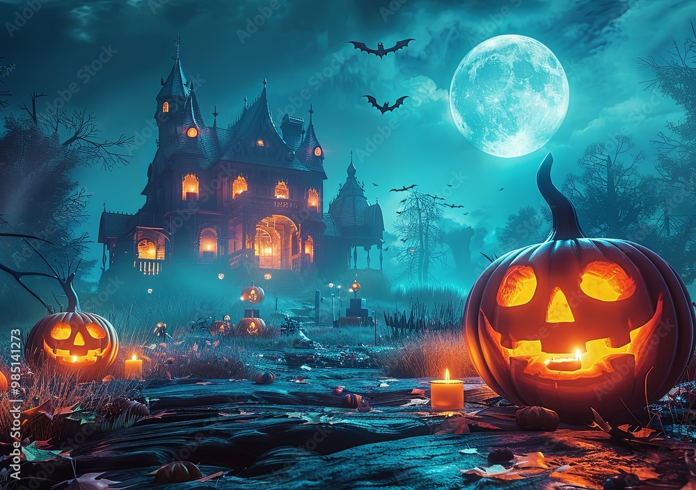halloween background with pumpkin halloween background with pumpkin