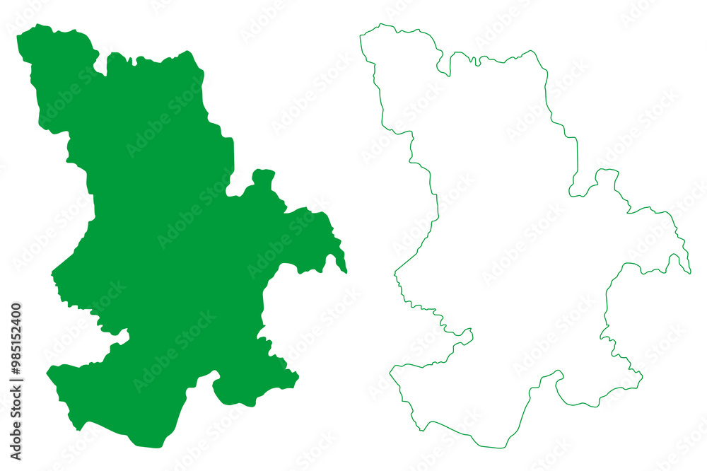 Camacan municipality (Bahia state, Municipalities of Brazil, Federative Republic of Brazil) map vector illustration, scribble sketch Camacan map Camacan municipality (Bahia state, Municipalities of Brazil, Federative Republic of Brazil) map vector illustration, scribble sketch Camacan map