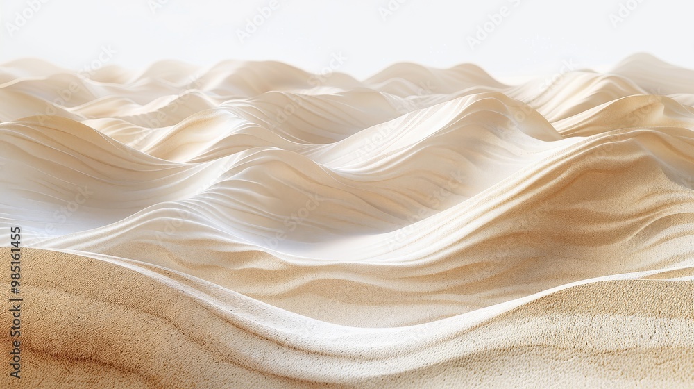 abstract waves of sand in a vast desert abstract waves of sand in a vast desert