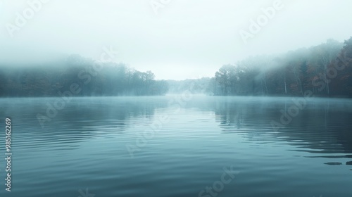 Fototapeta Naklejka Na Ścianę i Meble -  serene lake in the early morning