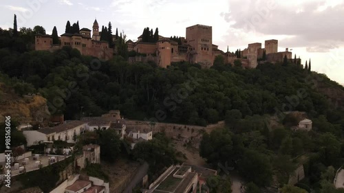 Drone Video of Alhambra Rising Shot