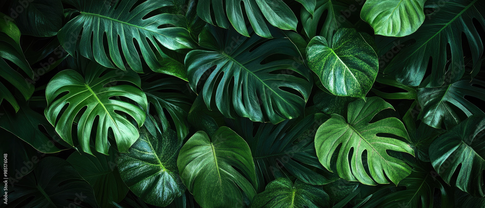 A lush green plant with many leaves and one of them has a hole in it. The leaves are all green and the plant is very thick A lush green plant with many leaves and one of them has a hole in it. The leaves are all green and the plant is very thick
