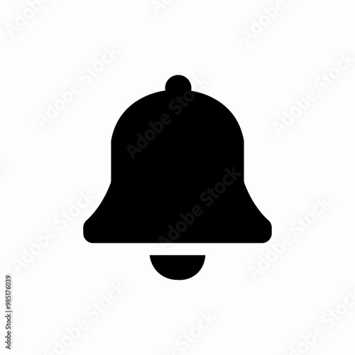 bell notification icon sign vector