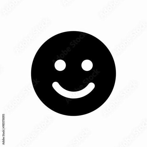 happy face emoji icon sign vector