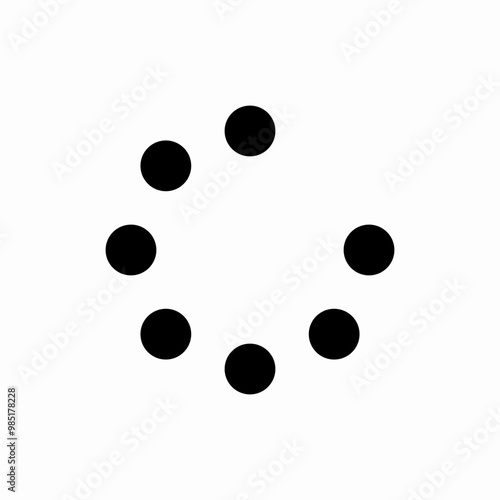 loading circle icon sign vector