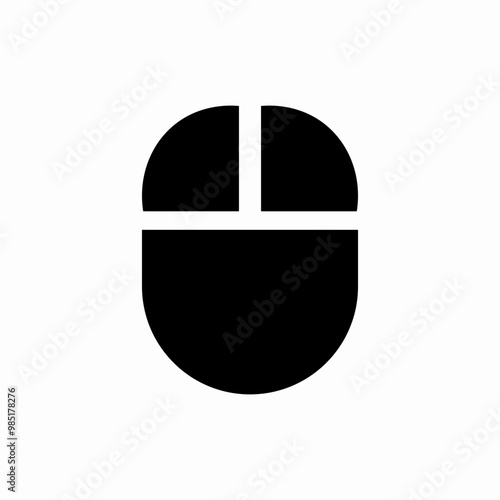mouse click icon sign vector