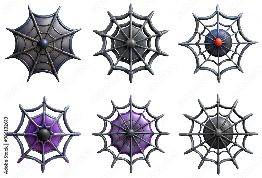 PNG creepy spider web 3d collection, in cartoon style minimal on transparent, white background, isolate
PNG creepy spider web 3d collection, in cartoon style minimal on transparent, white background, isolate