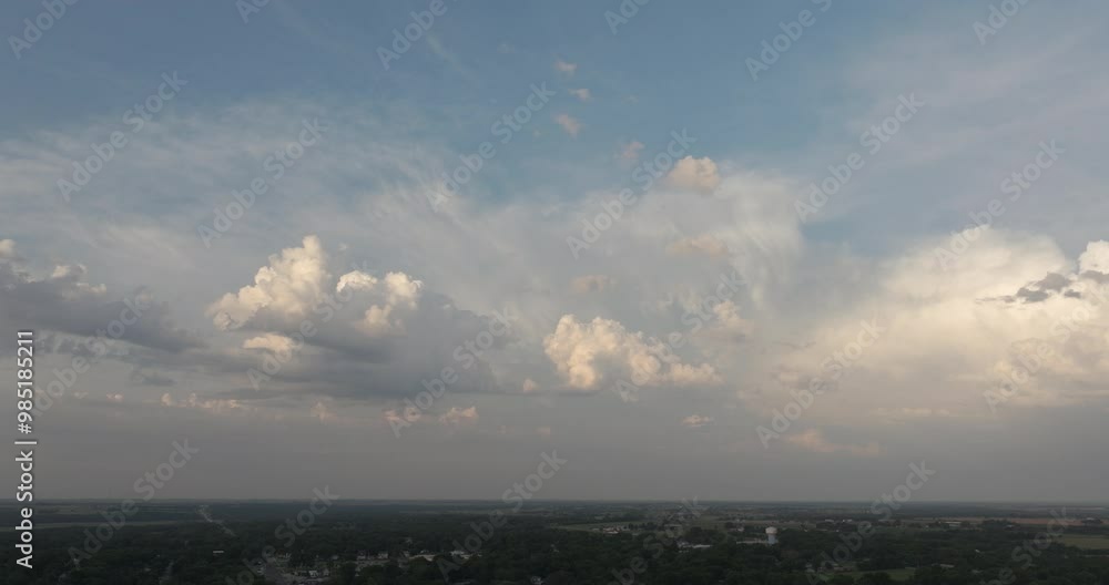 Storm cloud in the kansas sky static lapse Storm cloud in the kansas sky static lapse