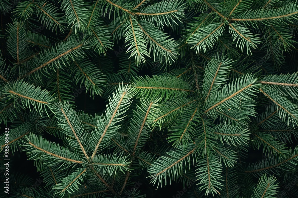Close-up of Christmas tree branches with rich green needles. Evergreen coniferous tree top view. Fresh fir spruce tree branches in festive holiday atmosphere. Decorate as background for cards design. Close-up of Christmas tree branches with rich green needles. Evergreen coniferous tree top view. Fresh fir spruce tree branches in festive holiday atmosphere. Decorate as background for cards design.