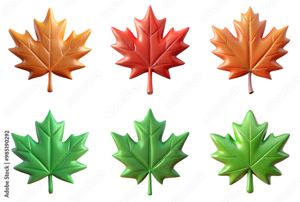 PNG maple leaf 3d collection, in cartoon style minimal on transparent, white background, isolate
PNG maple leaf 3d collection, in cartoon style minimal on transparent, white background, isolate