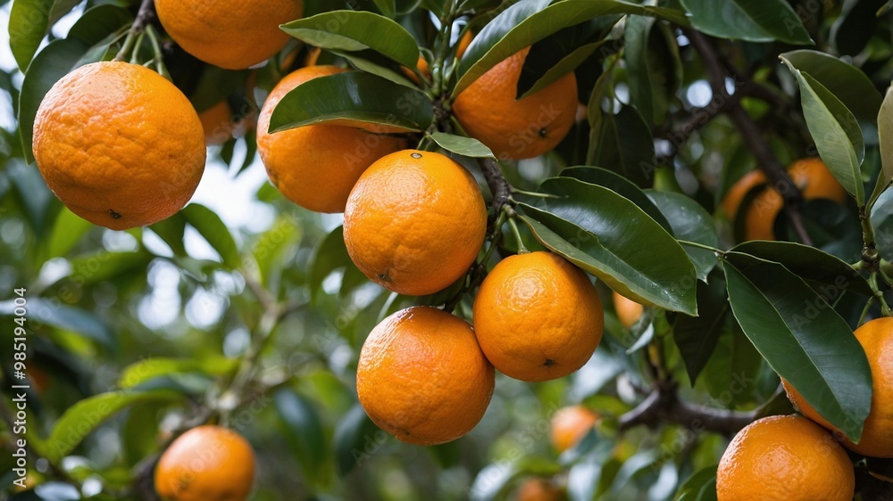 Orange Tree Full of Ripe Fruit Orange Tree Full of Ripe Fruit