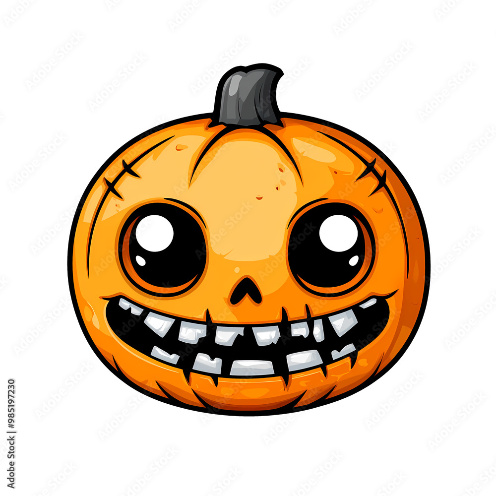 A Whimsical Pumpkin With a Playful Skull Grin Ready to Celebrate Halloween in October Festivities A Whimsical Pumpkin With a Playful Skull Grin Ready to Celebrate Halloween in October Festivities