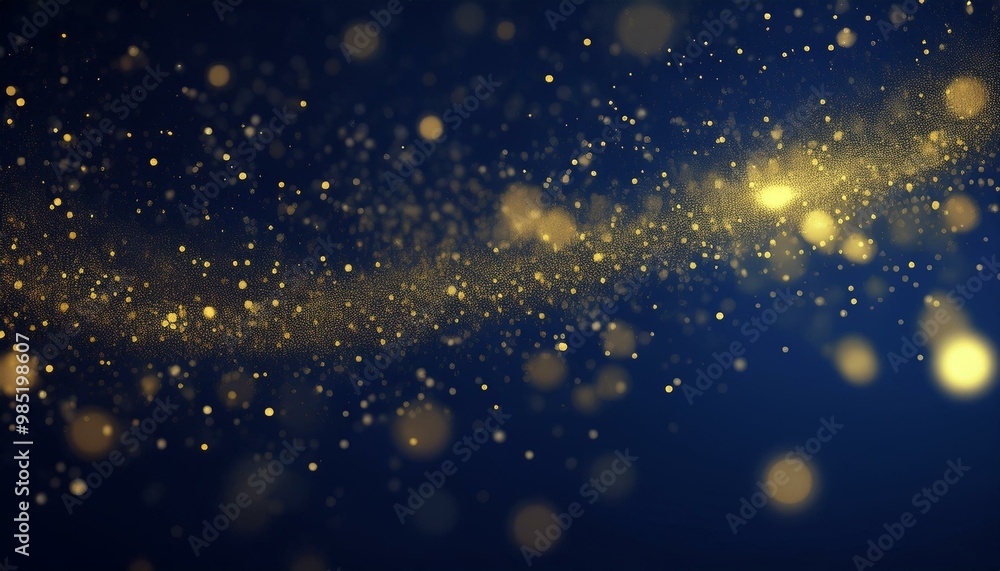 Fototapeta premium Abstract Christmas Elegance particles background