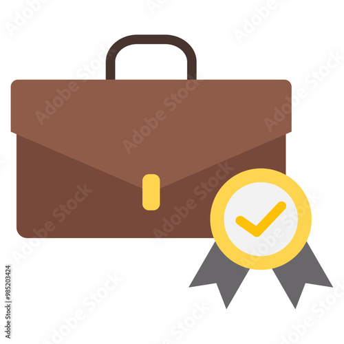 Successful icon with color style