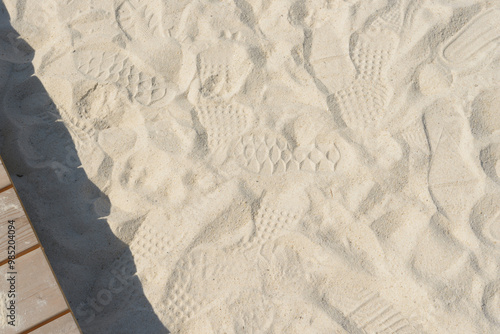 Look at these footprints in the sand—great footprints! They show where someone has walked, making big moves and taking action. Truly amazing, believe me!