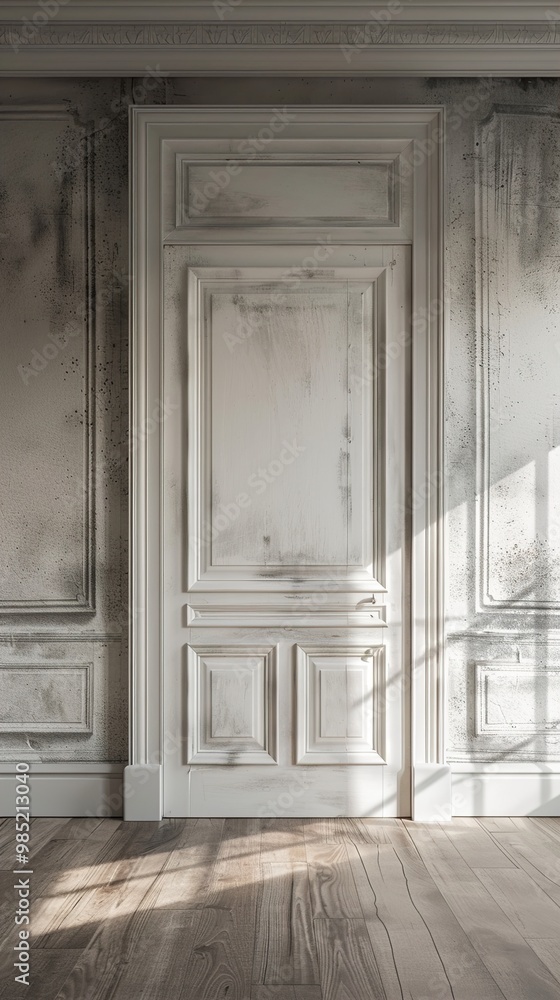 White Doorway in a Classic Interior White Doorway in a Classic Interior