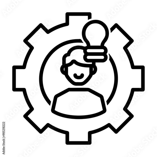 workshop Line Icon