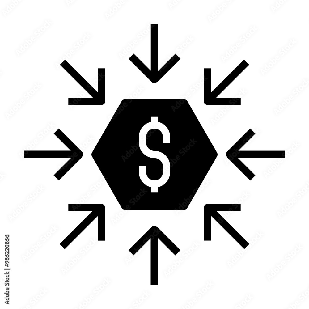 bottom line value Solid icon bottom line value Solid icon