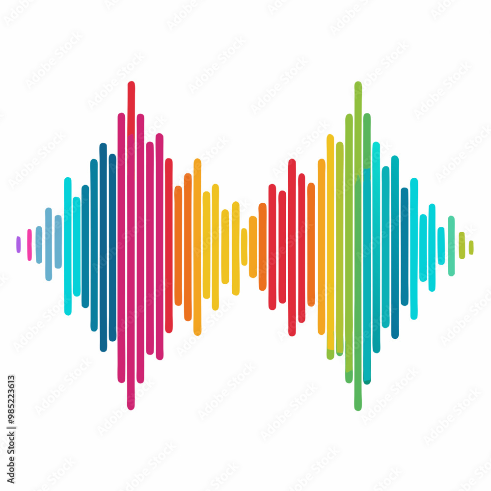 rainbow colored equalizer rainbow colored equalizer