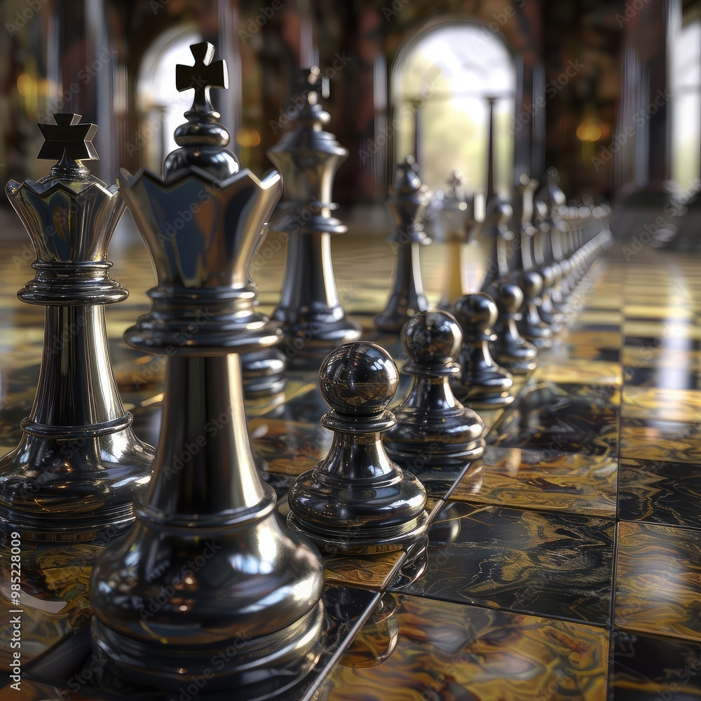 Giant Chess Board Close up
Giant Chess Board Close up