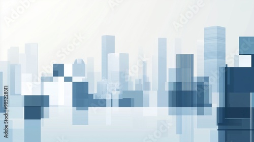 A professional business-themed background with clean lines, modern cityscapes, and abstract geometric patterns. Use for presentation, slide show, slide for brochure, marketing, leaflet, advertising, 