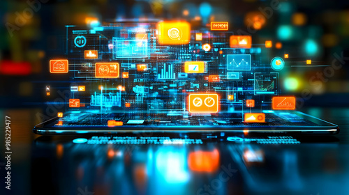 Digital Interface Illustrat...