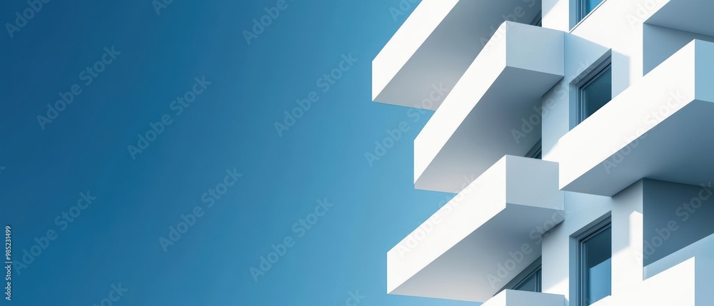 Minimalist apartment complex, showcasing clean forms, sharp edges, and open living spaces, reflecting urban efficiency Minimalist apartment complex, showcasing clean forms, sharp edges, and open living spaces, reflecting urban efficiency
