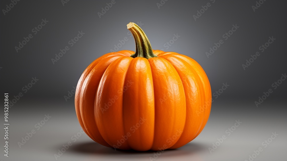 Single mini pumpkin isolated. Single mini pumpkin isolated.