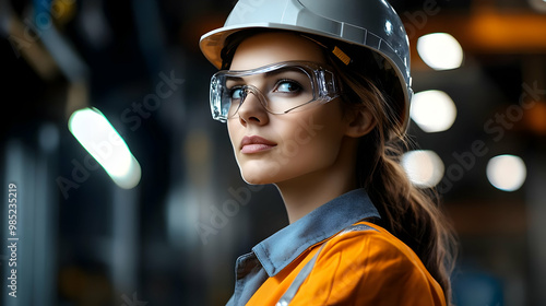 Woman Construction Worker w...