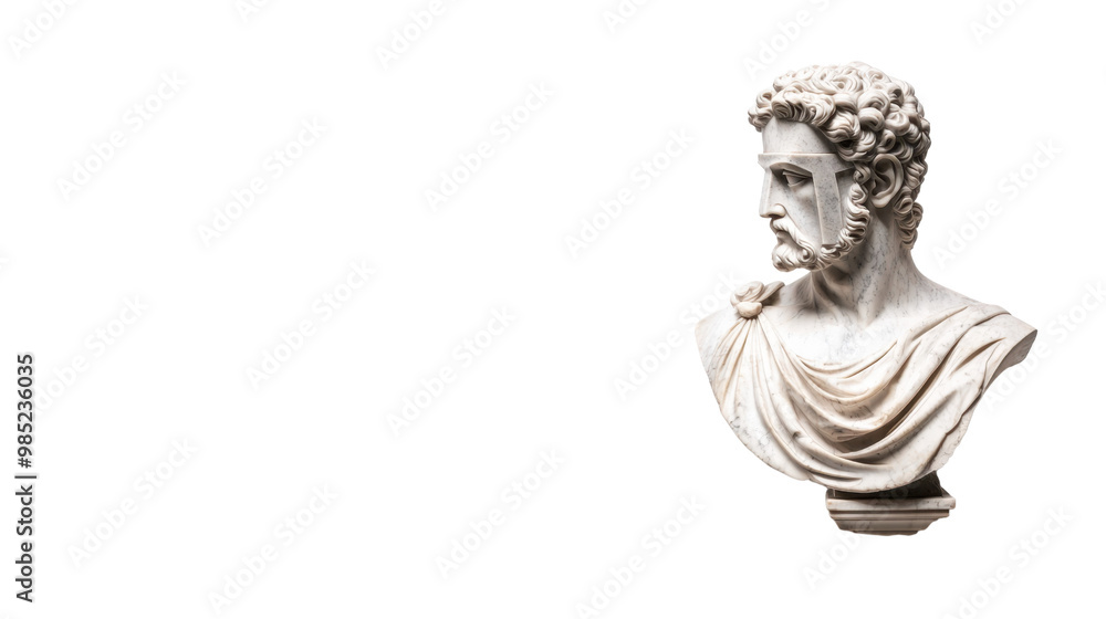 Ancient roman marble bust sculpture transparent background Ancient roman marble bust sculpture transparent background