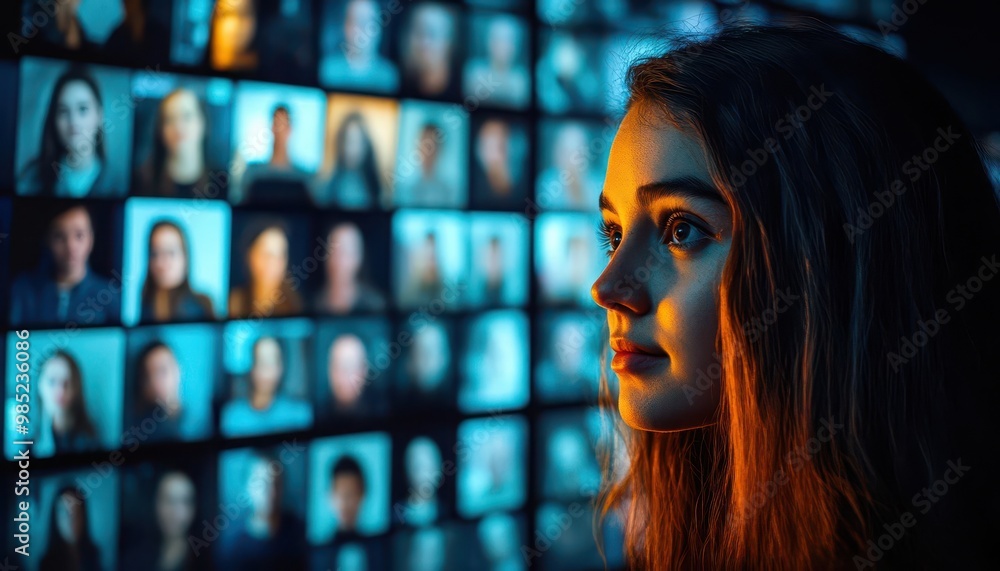 Virtual classroom with students and teachers on video calls, digital setting, sharp focus, bright lighting, high detail Virtual classroom with students and teachers on video calls, digital setting, sharp focus, bright lighting, high detail