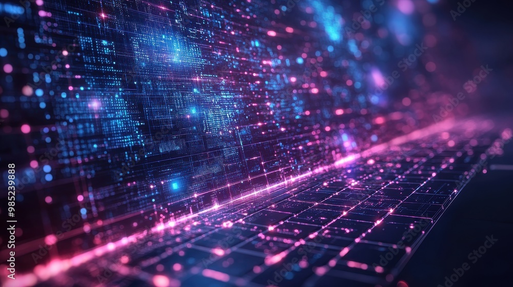 Fototapeta premium business technology ernet and network concept e learning education ernet technology webinar online courses conceptillustration