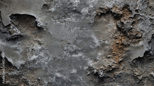 close-up of concrete featuring a rough surface, the composition should focus solely on the texture, capturing the rugged details