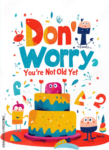 A cute illustration features the phrase 