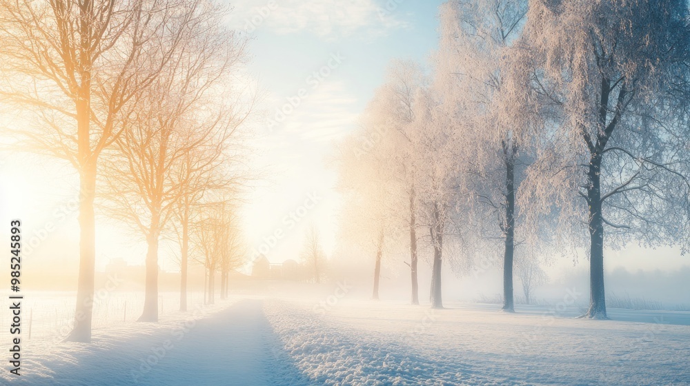 Snowy Winter Path Snowy Winter Path