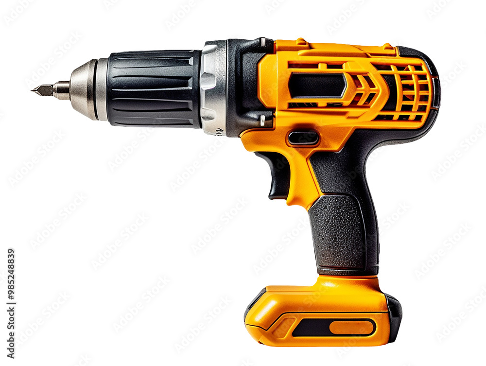electric drill isolated on transparent background electric drill isolated on transparent background