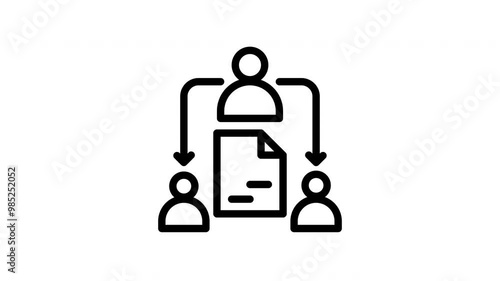 workflow animated icon