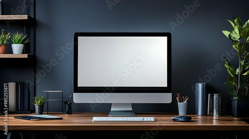Modern Home Office Desk wit...