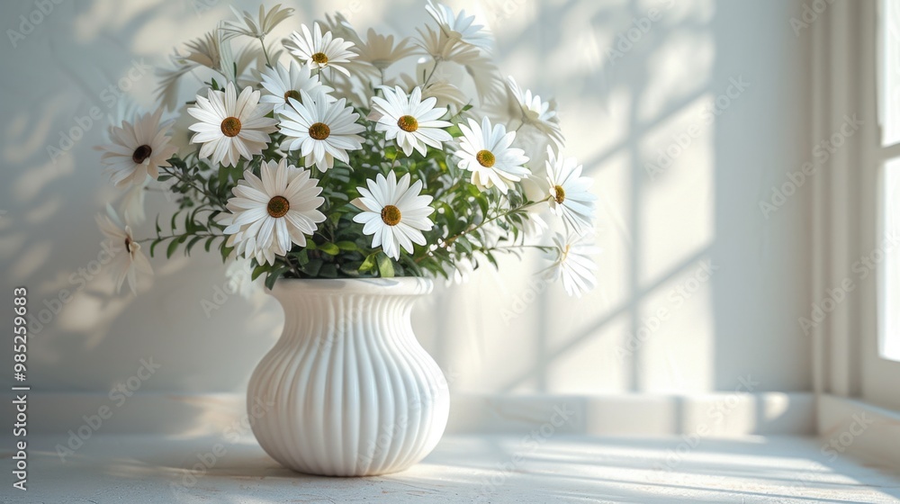 A highly realistic image of an object related to Daisy – Natural style in a white background design, displayed in a design studio. The scene is well-lit, with natural light highlighting the A highly realistic image of an object related to Daisy – Natural style in a white background design, displayed in a design studio. The scene is well-lit, with natural light highlighting the