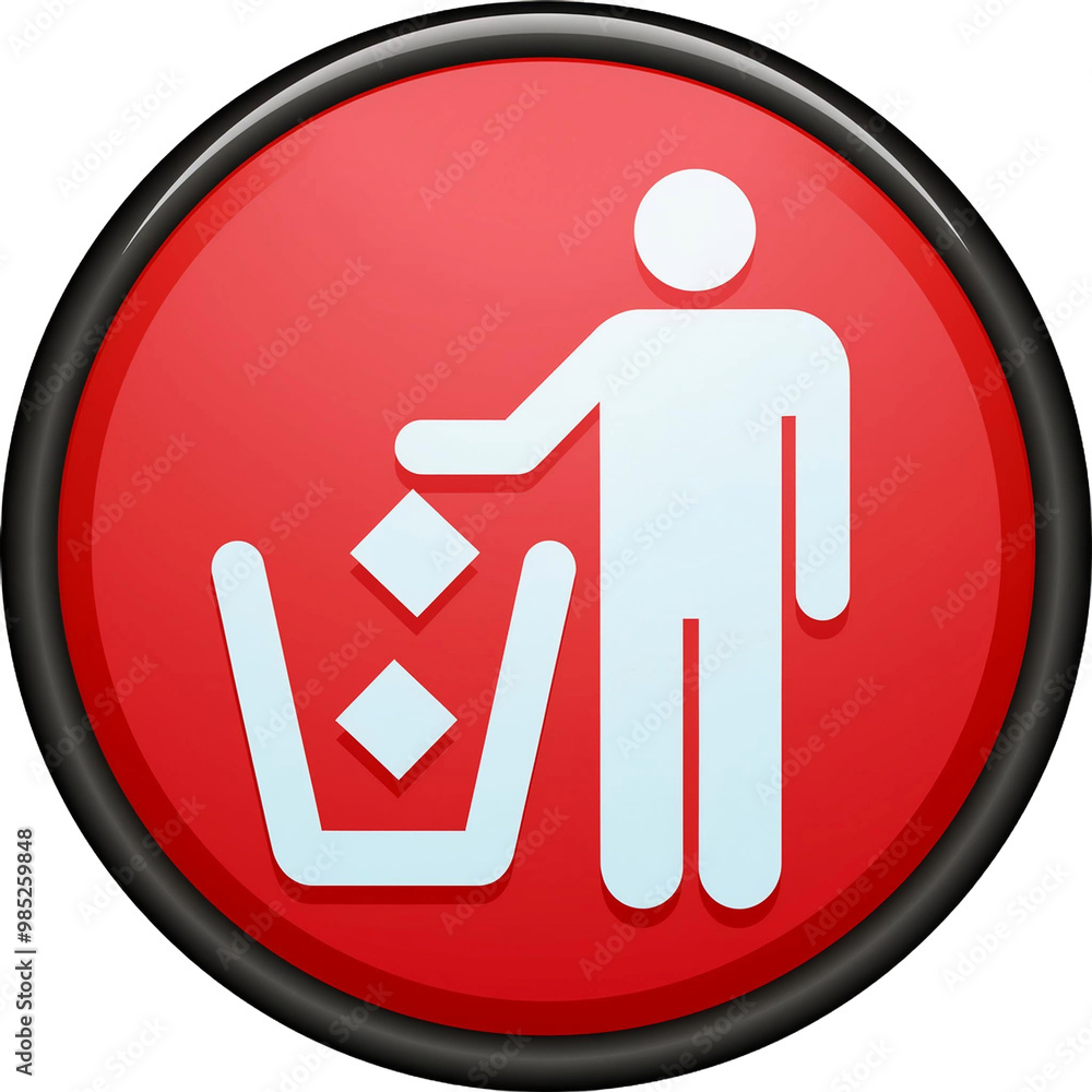 Garbage disposal spot. Icon. garbage disposal area Garbage disposal spot. Icon. garbage disposal area