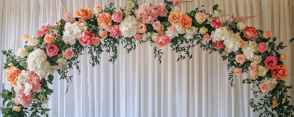 DIY arch backdrop for event decoration, perfect for creating a custom look DIY arch backdrop for event decoration, perfect for creating a custom look