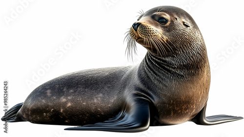 Cute Seal Pup 3D Illustration