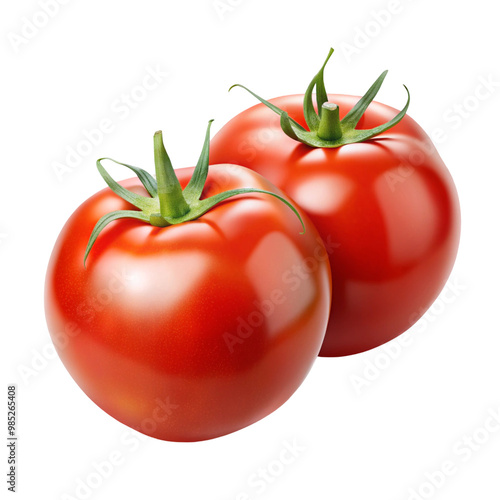 Wallpaper Mural two tomatos isolated on transparent background Torontodigital.ca