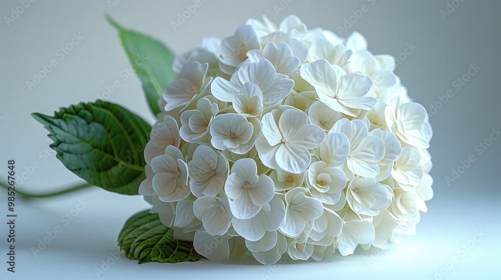A highly realistic image of an object related to Hydrangea design, displayed in a design studio. The scene is well-lit, with natural light highlighting the details clearly. The background is A highly realistic image of an object related to Hydrangea design, displayed in a design studio. The scene is well-lit, with natural light highlighting the details clearly. The background is