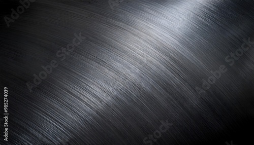 Texture métal brossé plat, fond industriel minimaliste avec lignes en acier. Surface métallisée idéale pour arrière-plan moderne, design industriel, architecture, impression et projets graphiques
